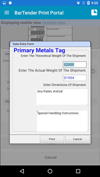bartender print portal 