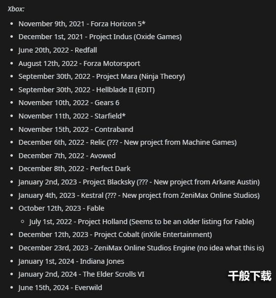 英伟达泄露大批游戏发售日 英伟达泄露游戏发售日名单