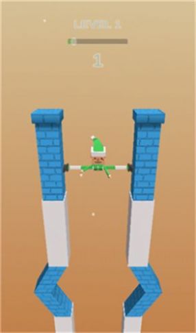 小人用手撑住墙游戏官方版(fracture jump) v0.1