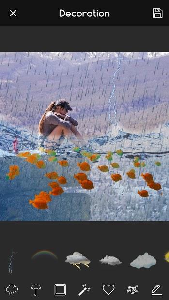 rain effect app
