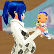 动漫女孩怀孕妈妈模拟器
