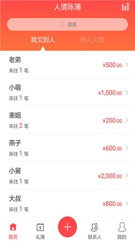 人情账簿