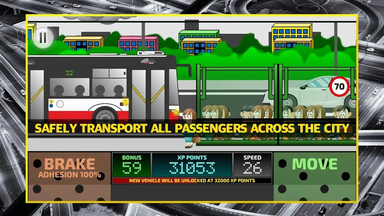 城市公交车驾驶模拟器2d游戏汉化版（bus sim 2d） v1.127