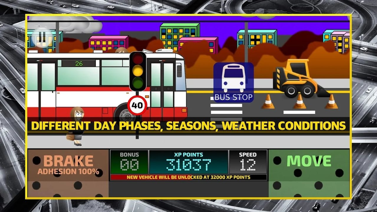 城市公交车驾驶模拟器2d游戏汉化版（bus sim 2d） v1.127