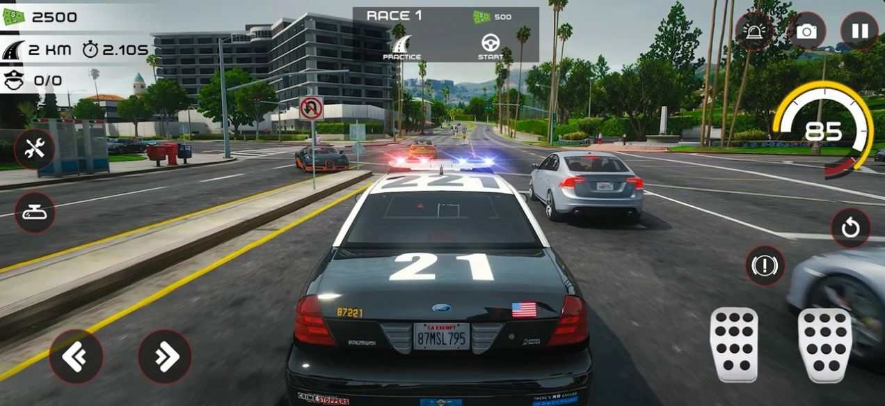 公路警察追逐游戏安卓汉化版 v1.1