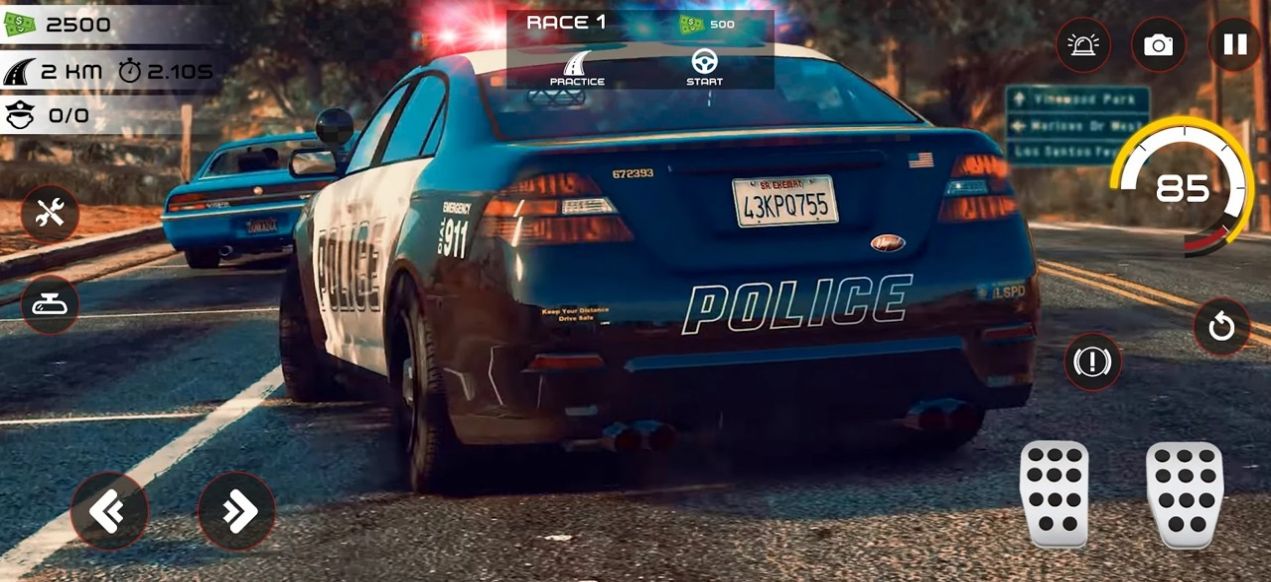 公路警察追逐游戏安卓汉化版 v1.1