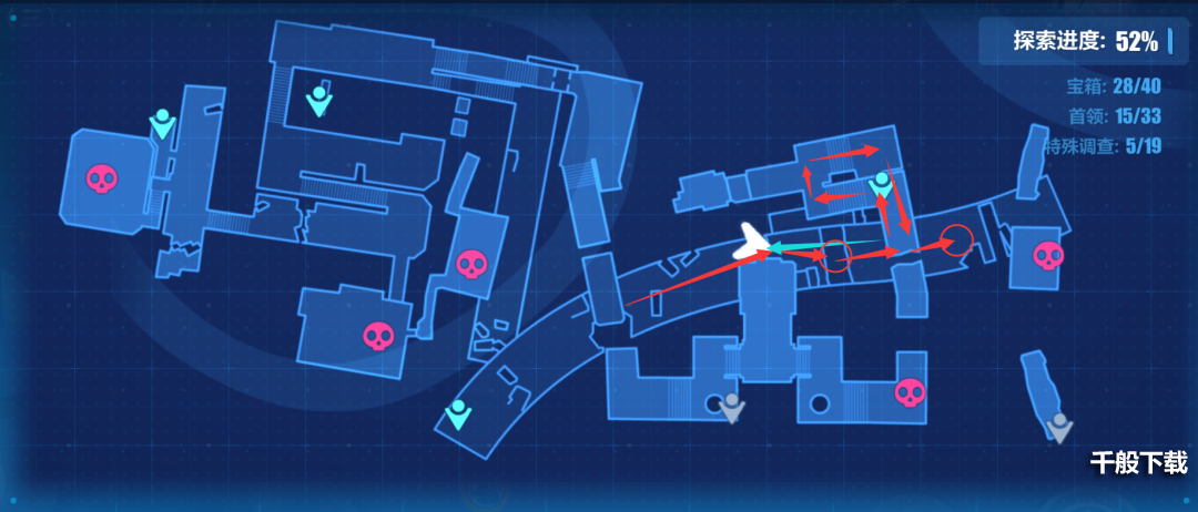 崩坏3天穹市地形图 崩坏3天穹市路线图