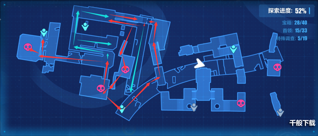 崩坏3天穹市地形图 崩坏3天穹市路线图