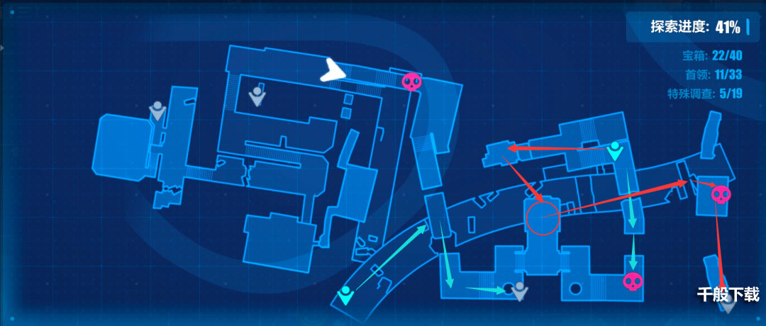 崩坏3天穹市地形图 崩坏3天穹市路线图