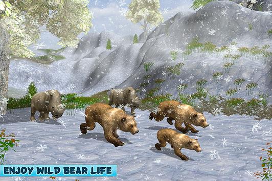 北极熊家庭生存